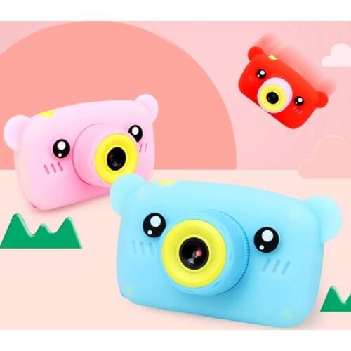 New Kids Camera Toys Mini HD 1080P Cartoon Cameras Taking Pictures Gifts For Boy Girl Birthday Camera Toys For Childrens Day