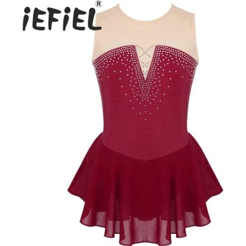 Children Girls Ballet Tutu Dance Leotard Dress Girls Gymnastics Leotard Stage Lyrical Dance Ballerina Stage Performance Costumes