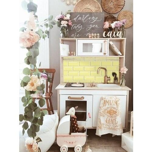 Funlife® Goose Yellow Kitchen Bathroom Tile Stickers Waterproof Peel & Stick Wall Stickers 3D Epoxy Sticker Recreational Vehicle