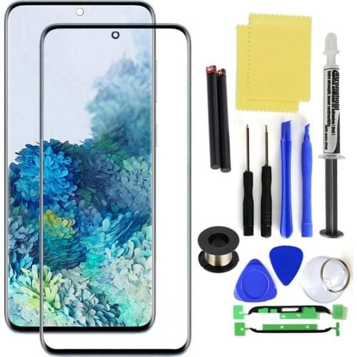 Front Glass Lens Screen LOCA Replacement Kit for Samsung Galaxy S20 Plus Ultra