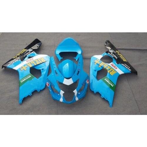 Motorcycle Fairing body kit for GSXR600 750 K4 04 05 GSXR 600 GSXR750 2004 2005 ABS blue Fairings bodywork+gifts SE30