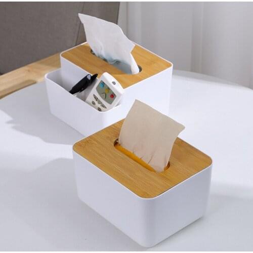 Paper Towel Storage Box Environmentally Friendly Household Paper Towel Container Napkin Paper Towel Box Office Home Decoration