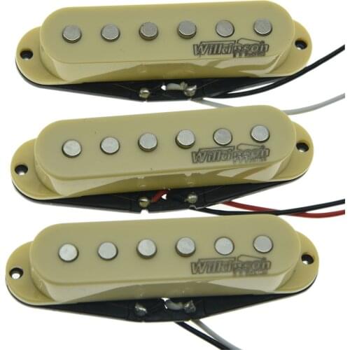 Cream Wilkinson Lic ST Strat Vintage Voice Single Coil Pickups Fits For Stratocaster
