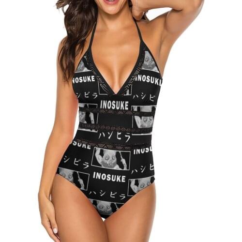 Kimetsu No Yaiba Swimsuit Colaless Fancy Surf Swimwear Teen Cheap Onepiece Bathing Suit
