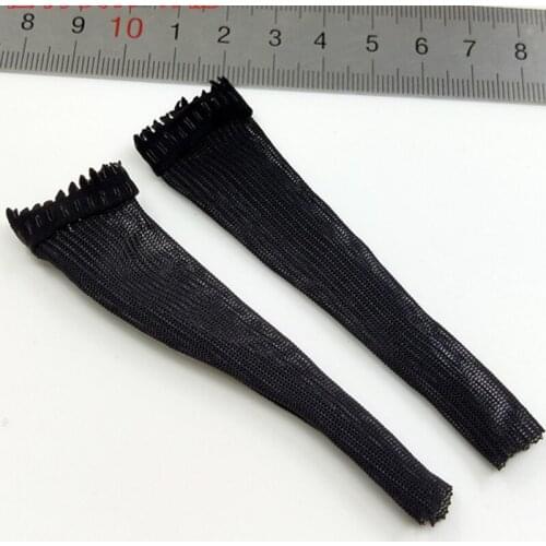 SUPER DUCK SET054 1/6th Magical Girl Black Sexy Female Long Socks Model For Usual 12inch Doll Figures Accessories