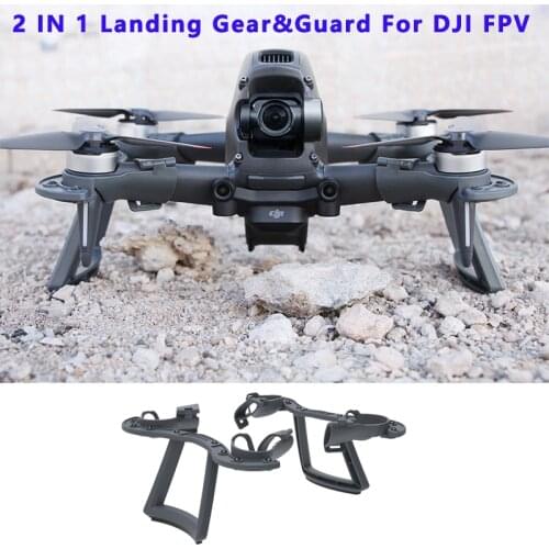 NEW DJI FPV Drone Protection Guard Heightening Landing Gear 2 in 1 Multifunctional Stand For DJI FPV Drone Accessories