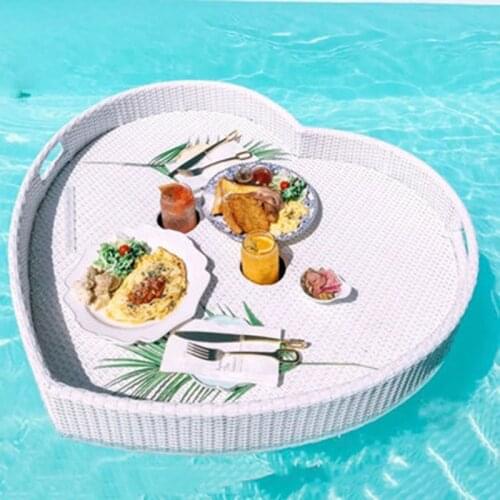 Bali Floating Breakfast Tray, Water Rattan Basket, Posing for Photo Wedding Photography Props, Net Celebrity Homestay Hotel