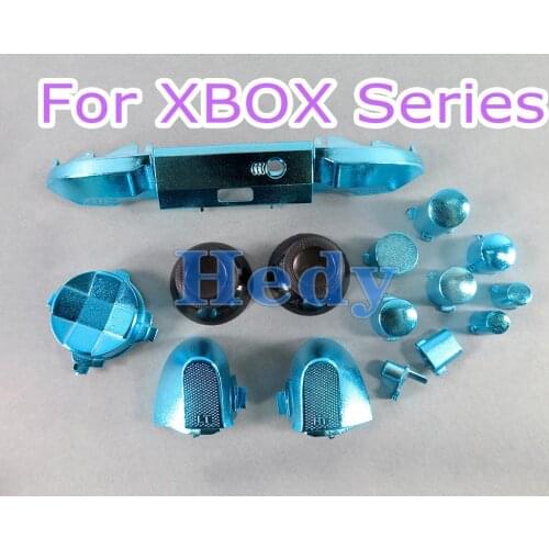 1set Chrome Full Set LB RBumper RT LT Trigger Buttons Mod Kit For Microsoft Xbox XBOX Series S X Controller Analog Stick Dpad