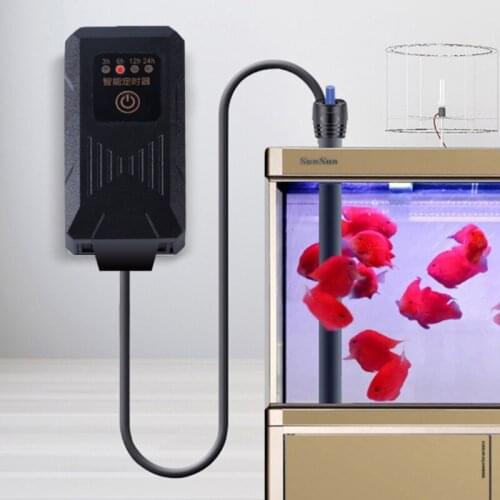 LED Dimmer Controller Intelligent Lighting Timing Dimming System Aquarium Light Timer Programmable LED Dimmer Modulator EU/US