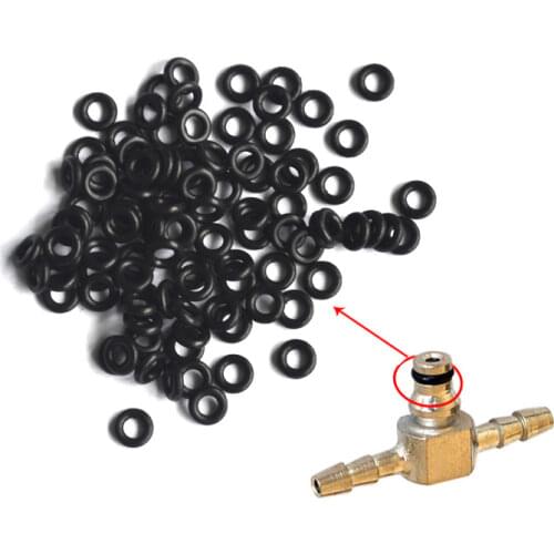 50pcs/set Common Rail Return Oil Backflow Pipe Connector Small o-ring oring for Bosch 110 serie injectors