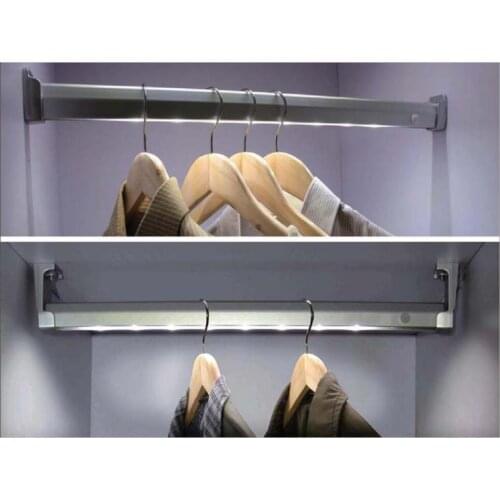 LED human body induction hanger lamp wardrobe inductive clothes rail lamp