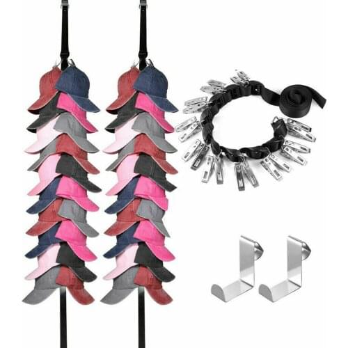 Baseball Cap Rack Hat Holder Rack Home Organizer Storage Door Closet Hanger Storage Organizer