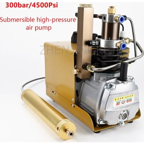 220V High Pressure Air Compressor 30MPA Diving Breathing Pump 300 Bar Electric 4500 Psi Smart Water-cooled Submersible Cylinder