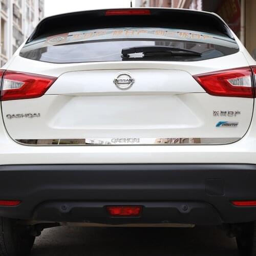 High-quality stainless steel Rear Trunk Door Handle Cover Tail Gate Trim Bezel Molding Styling for Nissan QASHQAI 2016 2017 2018