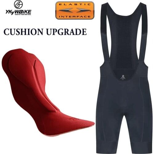 YKYWBIKE 2021 Cycling Bib Shorts Summer 8 hour ride Pad Bike Tights MTB Ropa Ciclismo Moisture Wicking Bicycle Pants