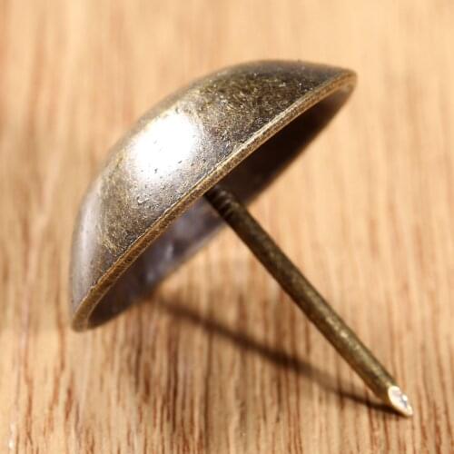 1pc 3cm Vintage Decorative Upholstery Tacks Stud Upholstery Nail Jewelry Wood Box Sofa Furniture Decorative Pushpin Doornail