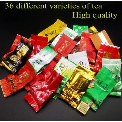 10 Different Flavors China Yunnan Ripe Pu'er Tea Each tea Two bags Green Food Tea Pure Material Pu'er Oolong Tea