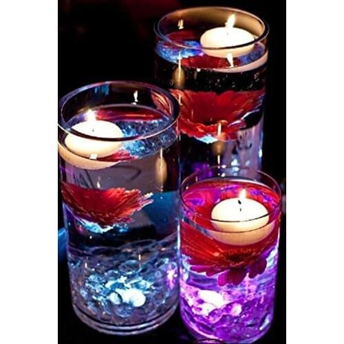 100pcs Magic Floral Crystal Soil Water Beads Ball Flower Vases Filler Centerpieces for Wedding Home Candles Decoration kids Toy