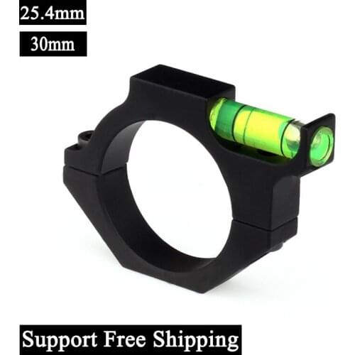 30mm Bubble Level Fixture Balance Pipe Clamp Bracket Rifle Airgun Scope Ring Bubble Level for Airsoft Hunting Gun Rifle Scope