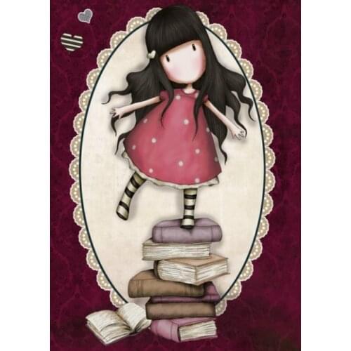 5D DIY Diamond Painting Kits Cartoon Little Girl Doll Full Round With AB Drill Embroidery Mosaic Home Decor Christmas Gift Art