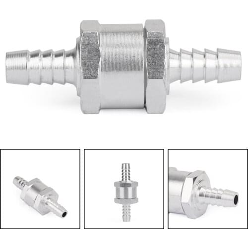 Areyourshop 5/16" Aluminium Fuel Line One Way Non Return Check Valve For Petrol Diesel Oil 8mm