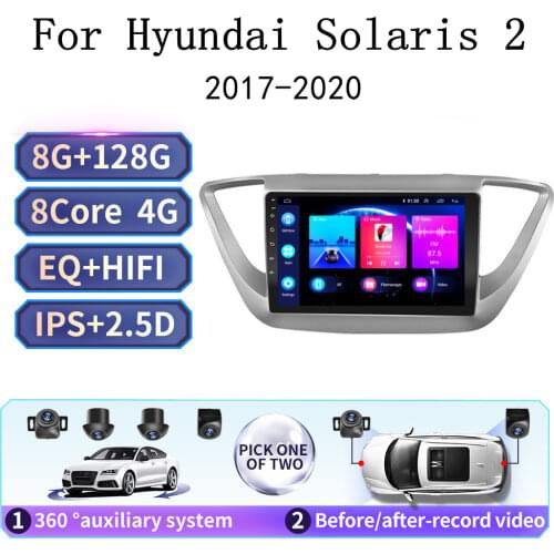 CARTAOTAO 9 Inch Car Radio Multimedia Video Player Navigation GPS Android 8.1 For Hyundai solaris 2 no dvd 2 din 2017-2019 Verna