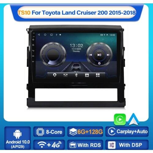 MEKEDE TS10 Android 10 For TOYOTA Land Cruiser 2015-2018 Car Radio Multimedia Video Player GPS Navigation NO DVD 2 Din Octa-Core