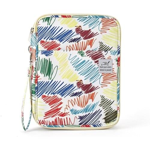 Kawaii pencil cases 96 192 Holes pencil case for office file bag Waterproof Nylon Watercolor Art Pen Pouch Bag School Supplies