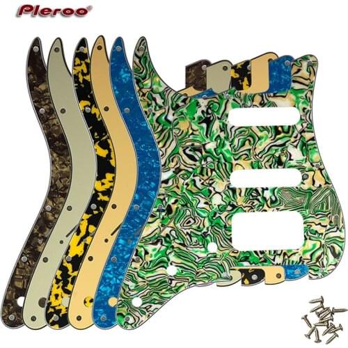 Guitar Parts -For USA\Mexico Fd Left Handed Stratocaster 72' 11 Screw Hole Standard Humbucker Hss Guitar pickguard Scratch Plate