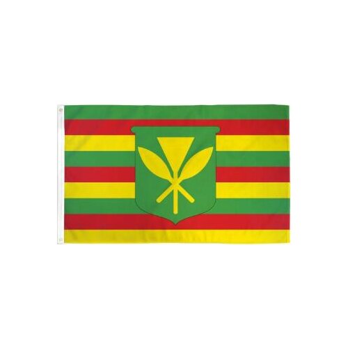 Kanaka Maoli Flag 100D 3x5ft Free Shipping