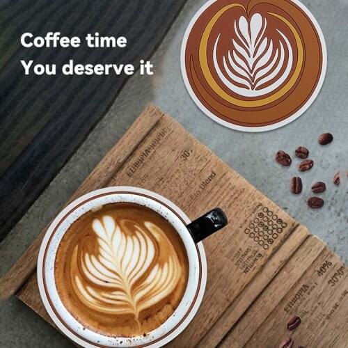 Coffee Pad Environmental Protection PVC Soft Rubber Anti Scalding Heat Insulation Pad Thickened Round Anti-skid Mats Tableware