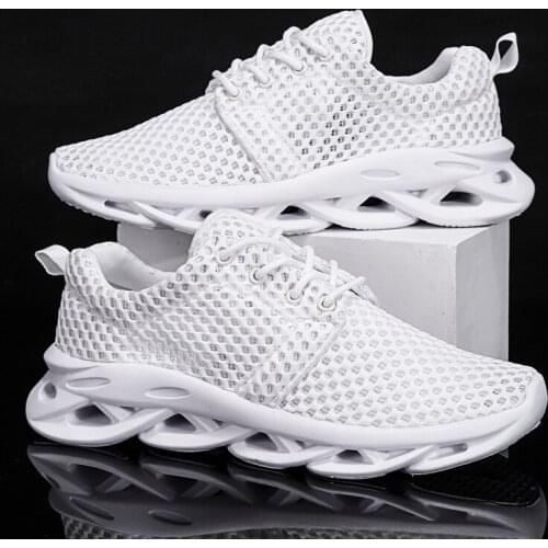 Summer Men Vulcanize Shoes Mesh Mens Tennis Shoes Lightweight Casual Sports Shoes Men Fashion Sneakers Couples Running Shoes