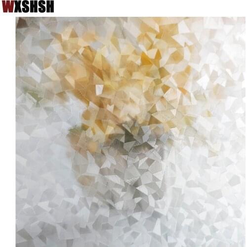 Geometry Design Window Film Static Cling UV-Proof Privacy Protection Reusable Removable Glass Film For Window Door Cabinet Table