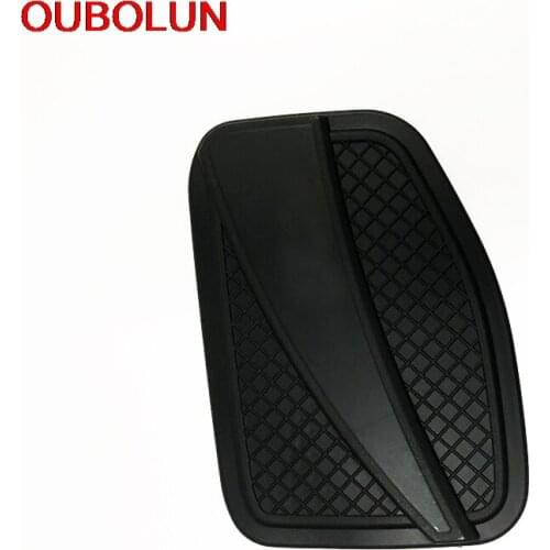 OUBOLUN For Ford Ranger T6 T7 XLT 2012-2017 PICKUP CAR ABS Black Side Rear View Mirror Fuel Cap Cover Trim 3Pcs