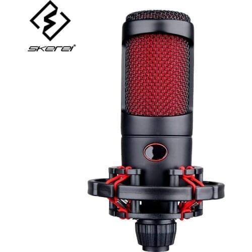 SK-T15 anchor condenser microphone microphone live K song recording shockproof microphone microphone set