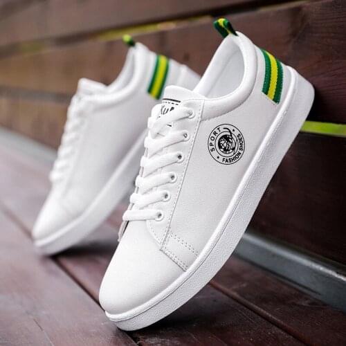 Small White Shoes Mens Shoes Student White Board Shoes Korean Fashion High Permeability Sports Casual Shoes2021