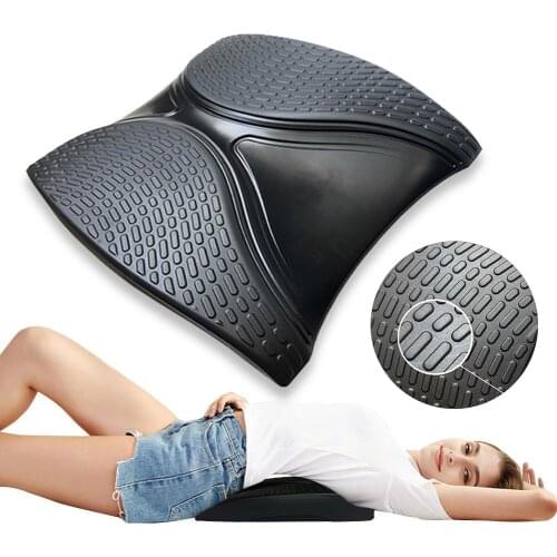 Yoga Back Stretcher Back Stretch Equipment Massager Lumbar Support Pad Posture Corrector Stretching Device For Waist Pain Relief
