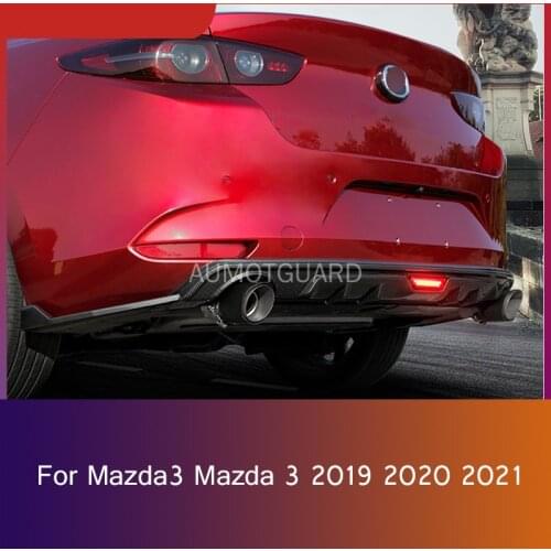 For Mazda3 Mazda 3 2019 2020 2021 Auto Rear Lip Rear Spoiler Rear Surround Car Styling