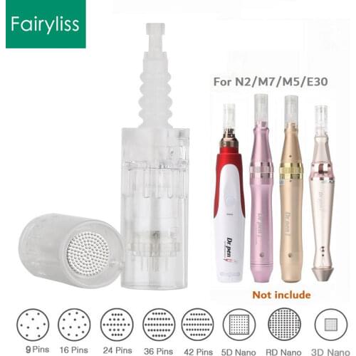 50PCS Bayonet Cartridge N2 Needles 9 pin / 12 pin / 36 pin / Nano Micro Needle Replacement Electric Dr. Pen Micro Needle