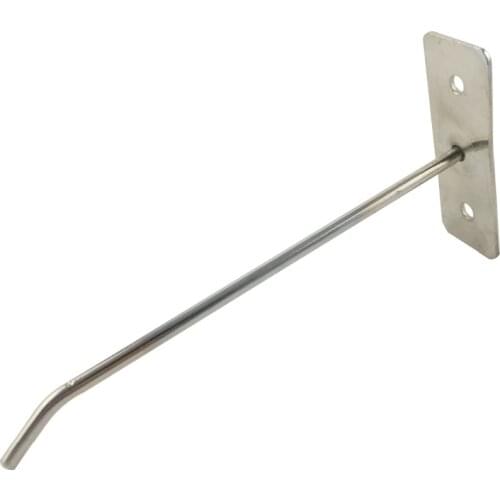 10pcs Wall Mount Display Hooks Hanger 200mm Length Wall Board Hooks for Supermarket Store