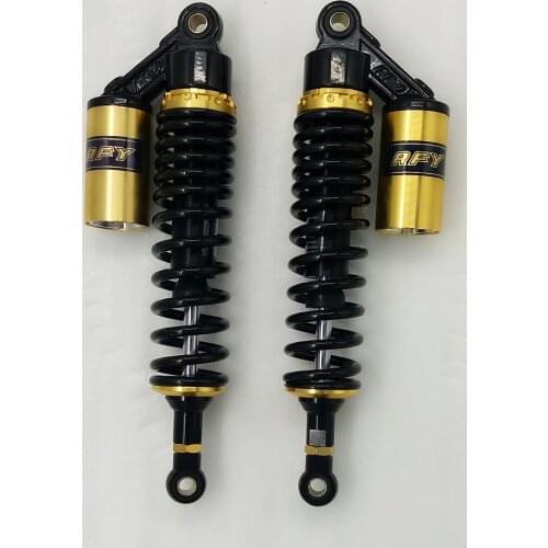 400mm/410mm/420mm/430mm/440mm Motorcycle Shock Absorber Suspension for HONDA YMAHA SUZUKI Kawasaki ATV black+gold