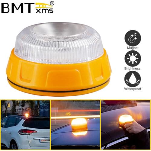 Car Warning Strobe Emergency Light V16 Approved Dgt Roadside Traffic Safety Flares Magnetic Beacon Camping Sign Signal Lamp