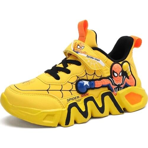 Autumn Spiderman Children Shoes For Boys Chaussure Enfant Kids Sneakers Soft Sports Running Basketball Shoes Infant Tennis