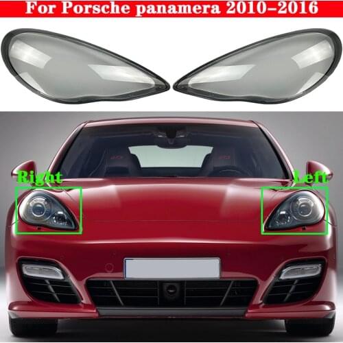 For Porsche panamera 2010-2016 CP Car Front Headlight Cover Headlamp Lampshade Lampcover Head Lamp light Covers glass Lens Shell
