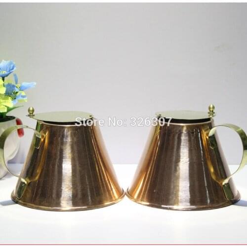 Charcoal copper Sichuan Old Beijing hot pot pressure cap fire pressure cylinder control fire cover pull chimney smoke stack