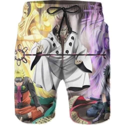 Summer Men Causal Shorts Breathable Quick Dry Sarcastic Sasuke,akatsuki Sports Hokage34 Male Shorts