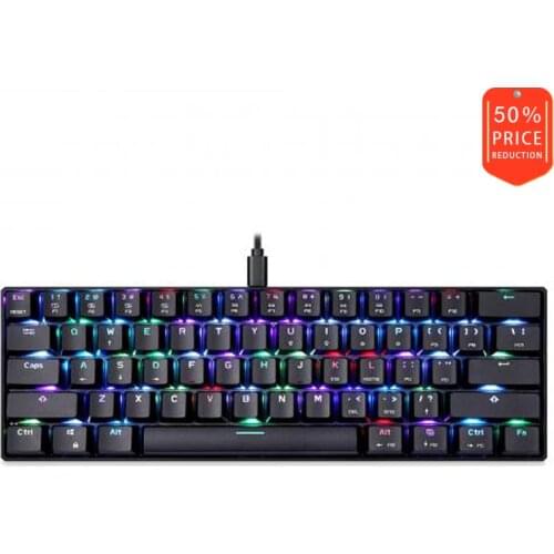 MOTOSPEED CK61 NKRO RGB Mechanical Keyboard with Kailh BOX Switch(Dustproof)