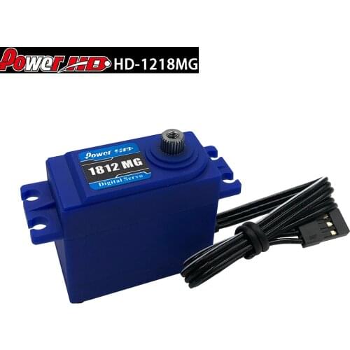 POWER HD 1812MG Waterproof Metal Gear Digital Servo For Trx-4 RC Car Crawler RC boat RC aircraft robot Accessories Parts
