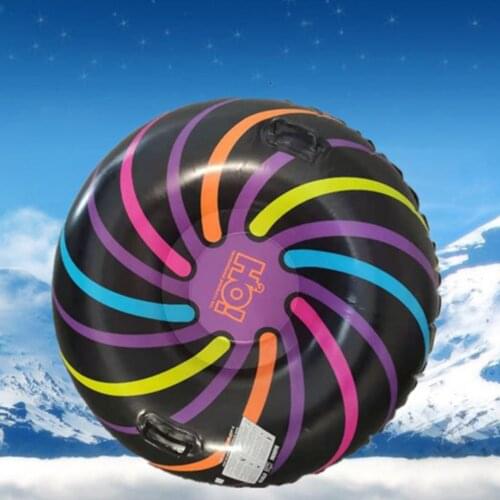 47 Inch Snow Tube With Handle Inflatable Snow Sled Ski Circle Children Adults Skiing Board For Skiing Equipments Snow Toys