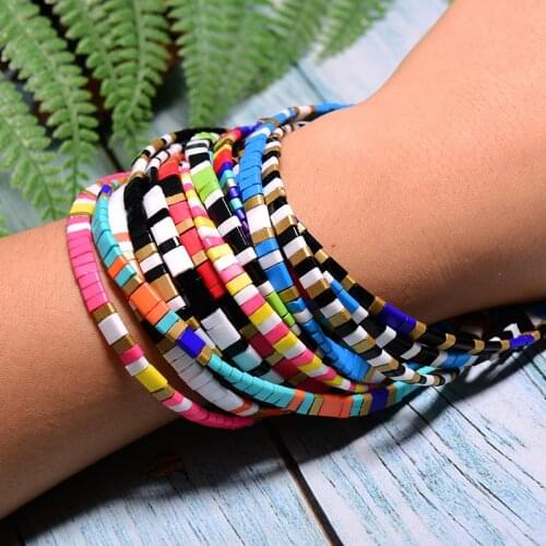 NIAN ZHEN 2 Holes 5/0.25X5 Square and Half Miyuki Tila Glass Beads for DIY Jewelry Bracelets Necklace Making 5grams/lot